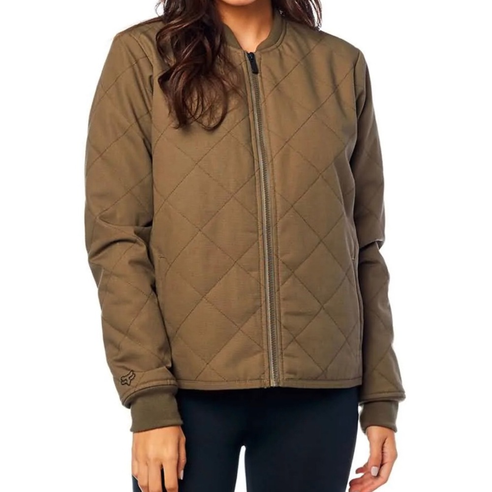 Fox Racing Quilted Bomber Jacket Size Small
